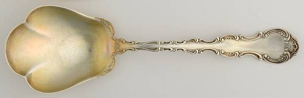 Strasbourg (Sterling, Lion-Anchor-G, 1897) Solid Salad Serving Spoon