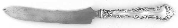 Strasbourg (Sterling, Lion-Anchor-G, 1897) Small Steak Carving Knife with Stainless Blade