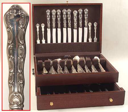 Strasbourg (Sterling, Lion-Anchor-G, 1897) 70 Piece Set