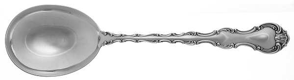 Strasbourg (Sterling, Lion-Anchor-G, 1897) Oversize Solid Salad Serving Spoon