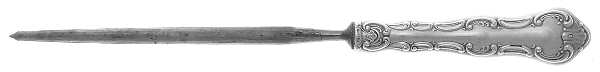 Strasbourg (Sterling, Lion-Anchor-G, 1897) Small Steel Rod Sharpener Knife