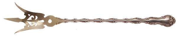 Strasbourg (Sterling, Lion-Anchor-G, 1897) Large Lettuce Serving Fork
