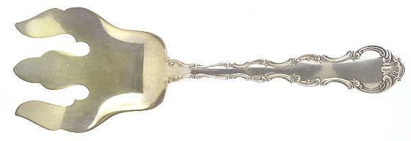 Strasbourg (Sterling, Lion-Anchor-G, 1897) Solid Salad Serving Fork