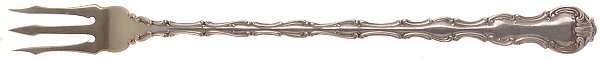 Strasbourg (Sterling, Lion-Anchor-G, 1897) Long Handle Olive Fork