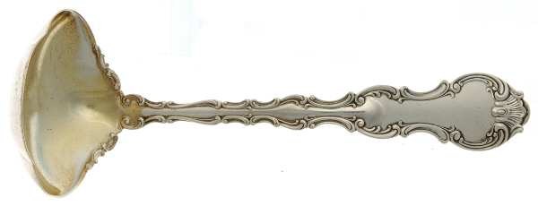Strasbourg (Sterling, Lion-Anchor-G, 1897) Solid Piece Cream Ladle