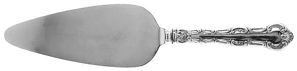 Strasbourg (Sterling, Lion-Anchor-G, 1897) Pie Server with Silverplate Blade