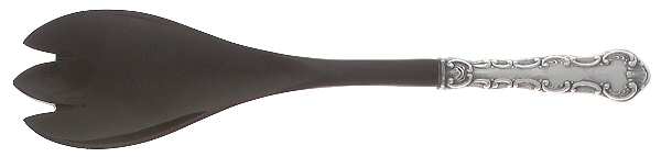 Strasbourg (Sterling, Lion-Anchor-G, 1897) Salad Serving Fork with Plastic Prongs