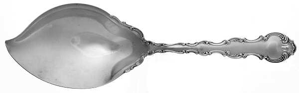 Strasbourg (Sterling, Lion-Anchor-G, 1897) Solid Vegetable Serving Spoon