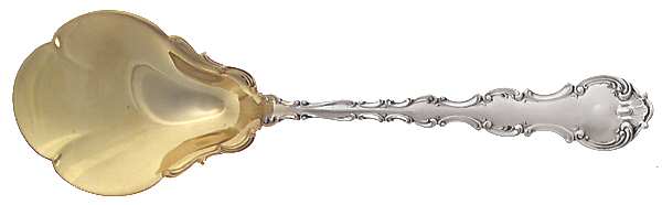 Strasbourg (Sterling, Lion-Anchor-G, 1897) Solid Salad Serving Spoon