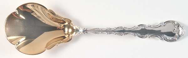 Strasbourg (Sterling, Lion-Anchor-G, 1897) Solid Salad Serving Spoon