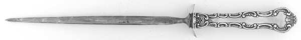 Strasbourg (Sterling, Lion-Anchor-G, 1897) Large Steel Rod Knife Sharpener