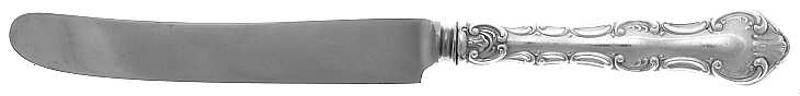 Strasbourg (Sterling, Lion-Anchor-G, 1897) Old French Hollow Knife with Bolster