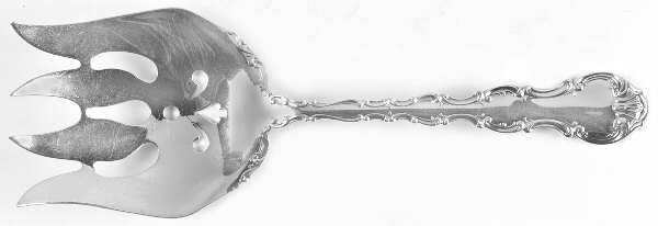 Strasbourg (Sterling, Lion-Anchor-G, 1897) Small Solid Fish Serving Fork