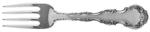 Strasbourg (Sterling, Lion-Anchor-G, 1897) Baby Fork