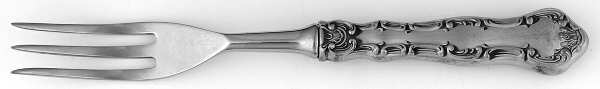 Strasbourg (Sterling, Lion-Anchor-G, 1897) Individual 3 Prong Stainless Bird Fork