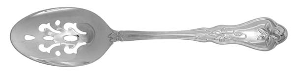 Sweet Violet (Stainless) Pierced Tablespoon (Serving Spoon)