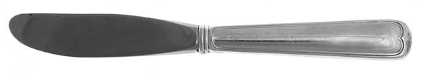 Threaded Antique-Threaded (Sterling, 1855) Modern Hollow Butter Spreader (Stainless)