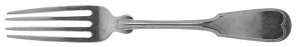 Threaded Antique-Threaded (Sterling, 1855) Fork