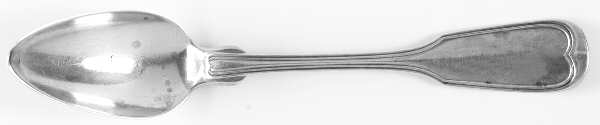 Threaded Antique-Threaded (Sterling, 1855) Fruit/Orange Spoon