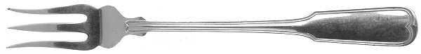 Threaded Antique-Threaded (Sterling, 1855) Oyster Fork