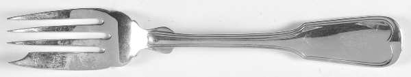 Threaded Antique-Threaded (Sterling, 1855) Individual Salad Fork