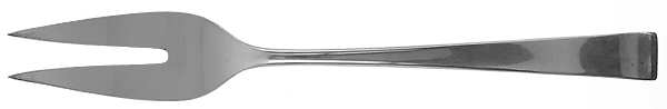 Theme (Sterling, 1954) Medium Solid Cold Meat Serving Fork