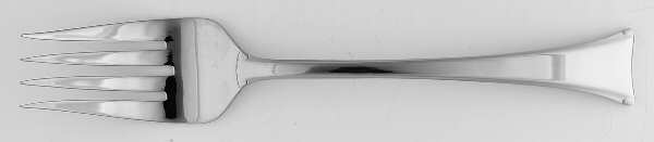 Theme (Stainless) Medium Solid Cold Meat Serving Fork