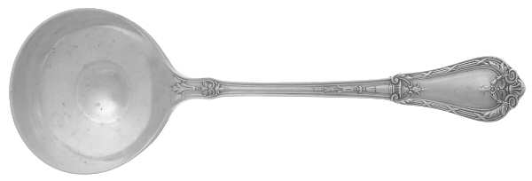 Touraine (Sterling, 1917) Round Bowl Soup Spoon (Bouillon)