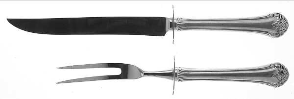 Townsend (Sterling, 1989) 2 Piece Small Carving Set W/ Sterling Guard