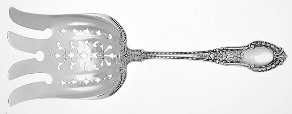 Tuileries (Sterling, 1906) Large Solid Asparagus Serving Fork