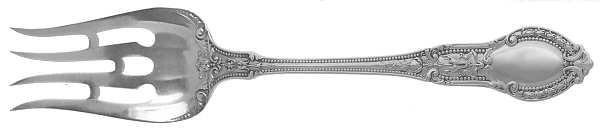 Tuileries (Sterling, 1906) Small Solid Cold Meat Serving Fork