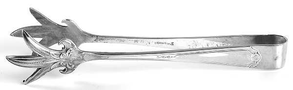 Vanity Fair (Silverplate, 1923) Large Ice Serving Tongs with Claw Tips