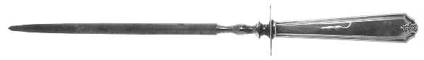 Vanity Fair (Silverplate, 1923) Large Roast Steel Rod Knife Sharpener