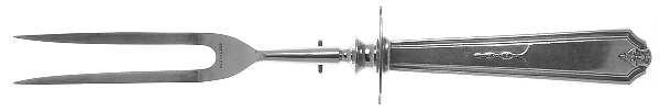 Vanity Fair (Silverplate, 1923) Large Stainless-Prong Roast Carving Fork