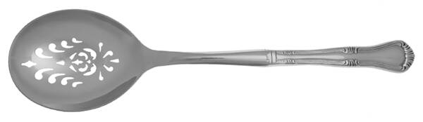 Valcourt (Stainless) Casserole Spoon with Pierced Stainless Bowl HC