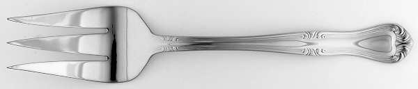 Valcourt (Stainless) Oversize Solid Cold Meat Serving Fork