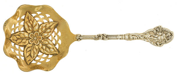 Versailles (Sterling, 1888, No Monograms) Solid Bon Bon Spoon with Pierced Bowl