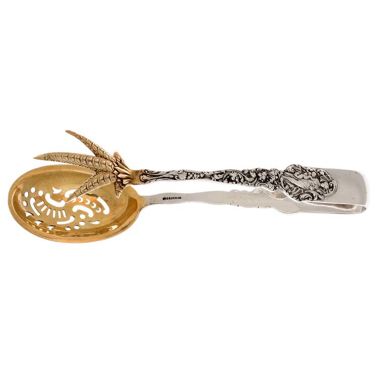 Versailles (Sterling, 1888, No Monograms) Large Ice Serving Tongs