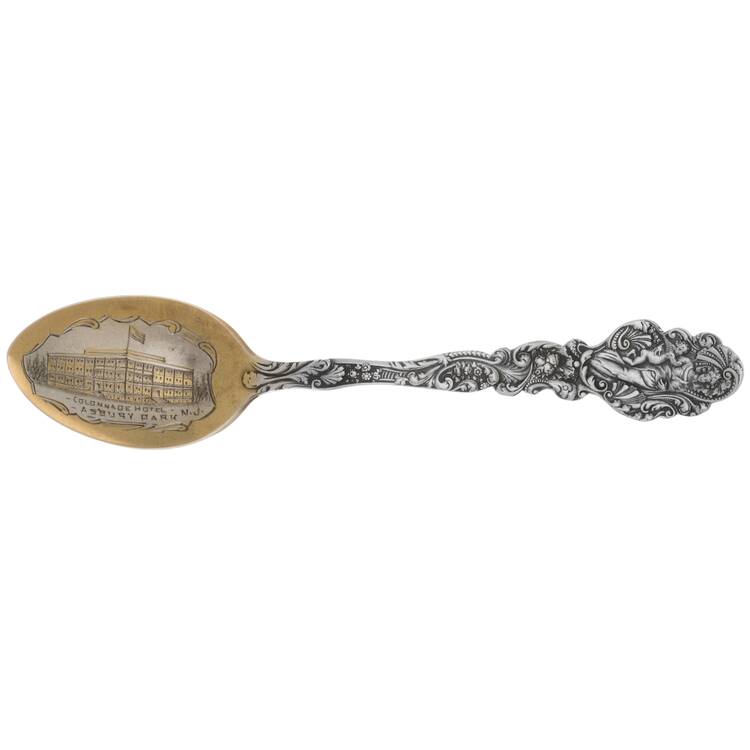 Versailles (Sterling, 1888, No Monograms) Souvenir Spoon (Five O'Clock Spoon)