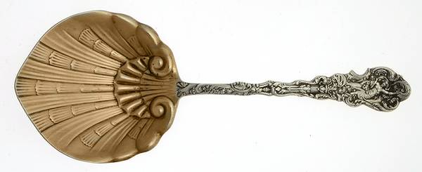Versailles (Sterling, 1888, No Monograms) Solid Waffle Server