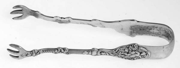 Versailles (Sterling, 1888, No Monograms) Small Sugar Tongs