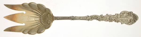 Versailles (Sterling, 1888, No Monograms) Oversize Solid Salad Servng Fork