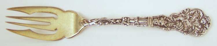 Versailles (Sterling, 1888, No Monograms) Large Individual Solid Fish/Salad Fork