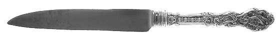 Versailles (Sterling, 1888, No Monograms) Small Steak Carving Knife with Stainless Blade