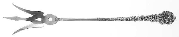 Versailles (Sterling, 1888, No Monograms) Large Lettuce Serving Fork