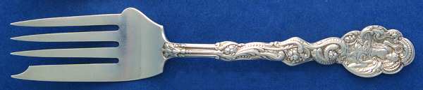 Versailles (Sterling, 1888, No Monograms) Medium Solid Cold Meat Serving Fork