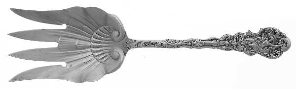 Versailles (Sterling, 1888, No Monograms) Small Solid Fish Serving Fork