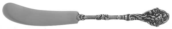 Versailles (Sterling, 1888, No Monograms) Small Flat Handled Butter Spreader