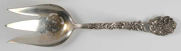 Versailles (Sterling, 1888, No Monograms) Vegetable Serving Fork (Solid)