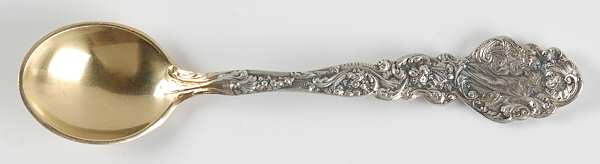 Versailles (Sterling, 1888, No Monograms) Small Short Handle Chocolate Spoon